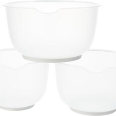 A set of 3 bowls stack together