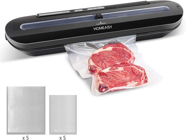 Black Vacuum Sealer Machine - Homesay brand