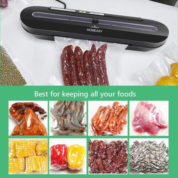 Black Vacuum Sealer Machine - Homesay brand